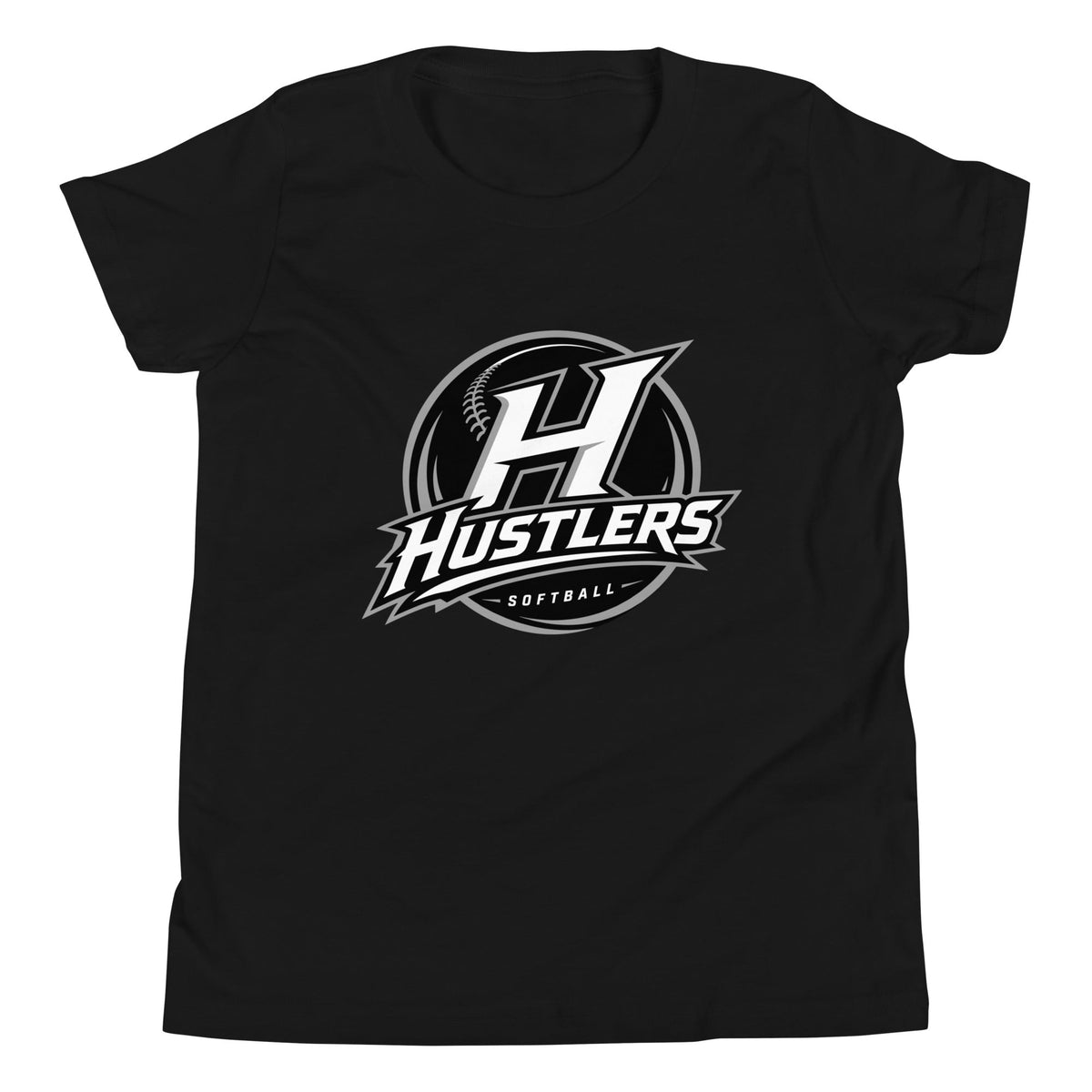 Performance | Youth T-Shirt | Hustlers Softball | Crest Logo