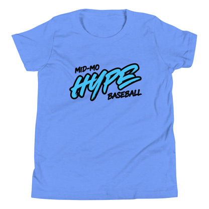 Performance | Youth T-Shirt | Hype Baseball Club | Modern Script Logo