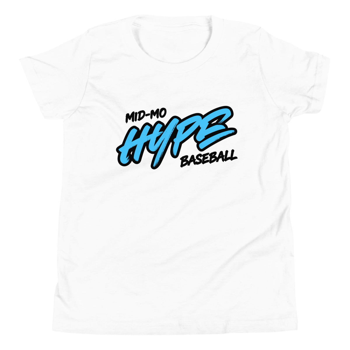 Performance | Youth T-Shirt | Hype Baseball Club | Modern Script Logo