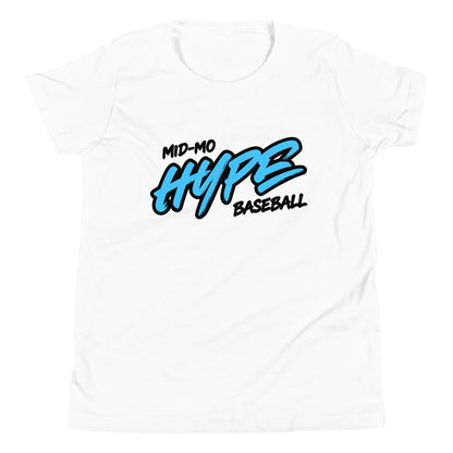 Performance | Youth T-Shirt | Hype Baseball Club | Modern Script Logo