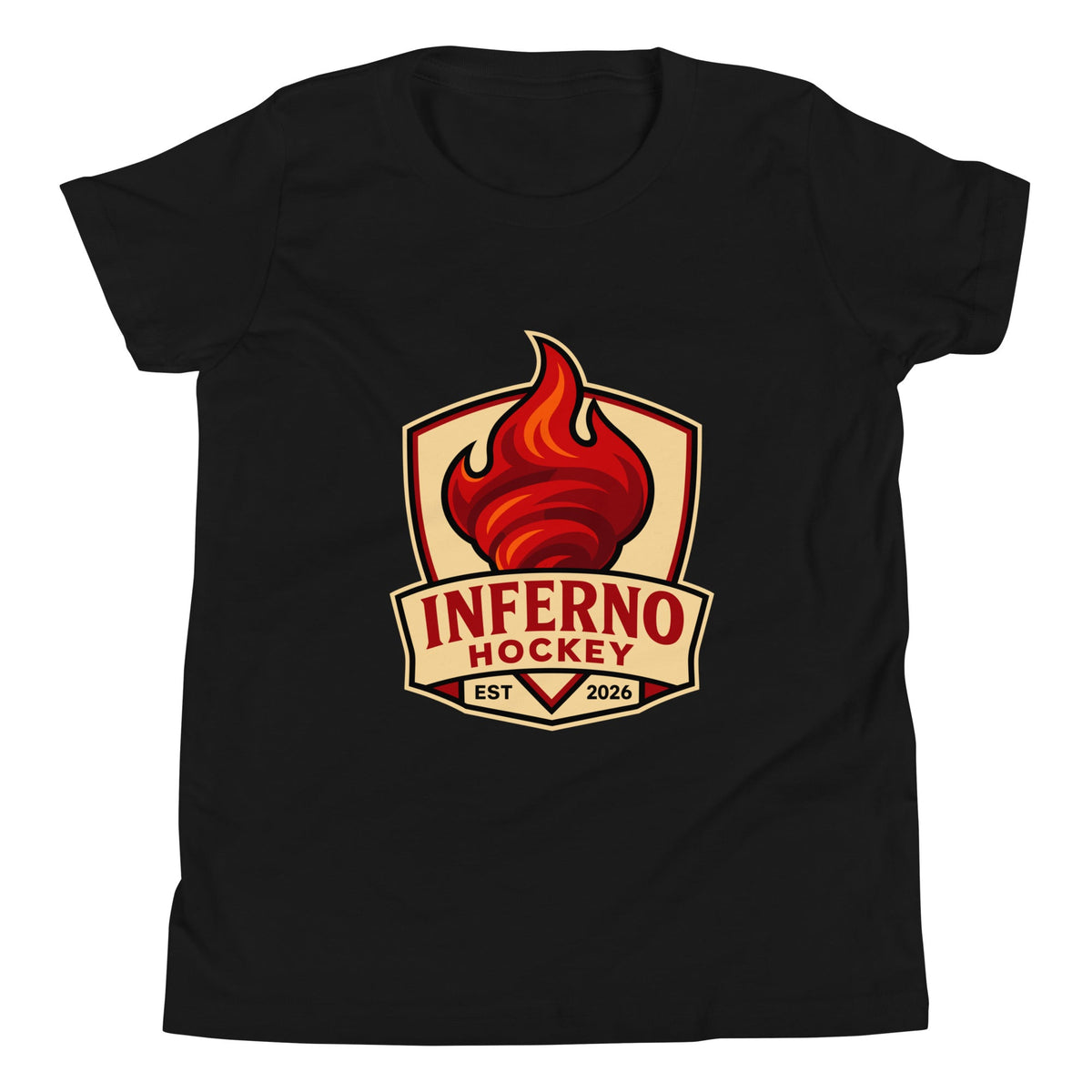 Performance | Youth T-Shirt | Inferno Hockey | Crest Logo