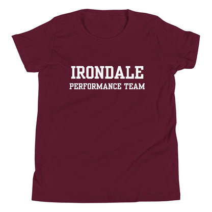 Performance | Youth T-Shirt | Irondale Dance Team | Script Logo