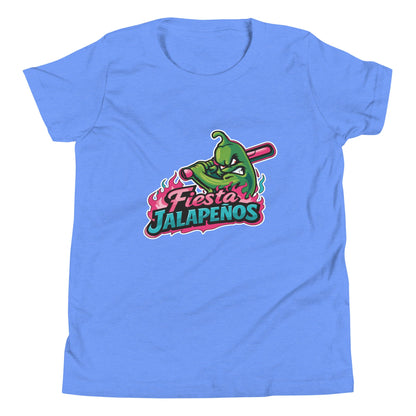 Performance | Youth T-Shirt | Jalapenos Baseball | Fiesta Logo
