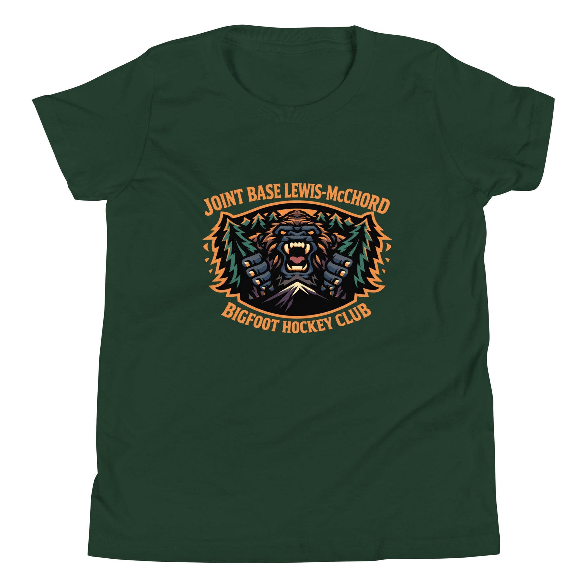 Performance | Youth T-Shirt | JBLM Bigfoot Hockey Team | Mascot Logo