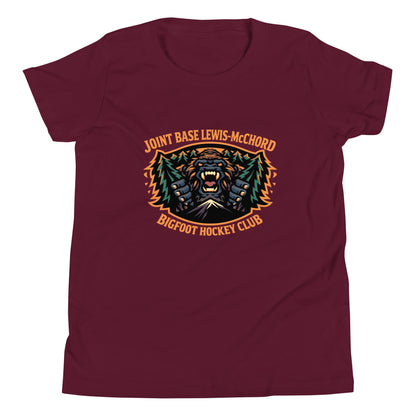 Performance | Youth T-Shirt | JBLM Bigfoot Hockey Team | Mascot Logo