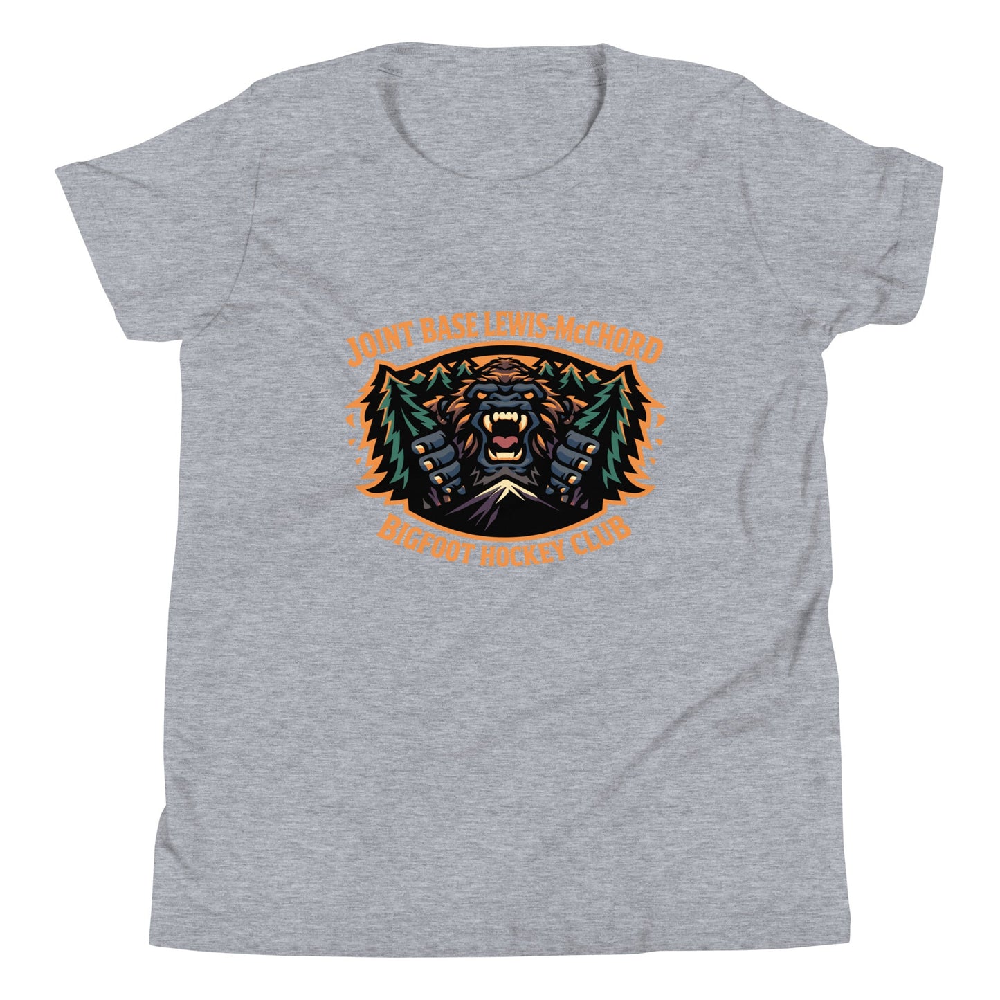Performance | Youth T-Shirt | JBLM Bigfoot Hockey Team | Mascot Logo