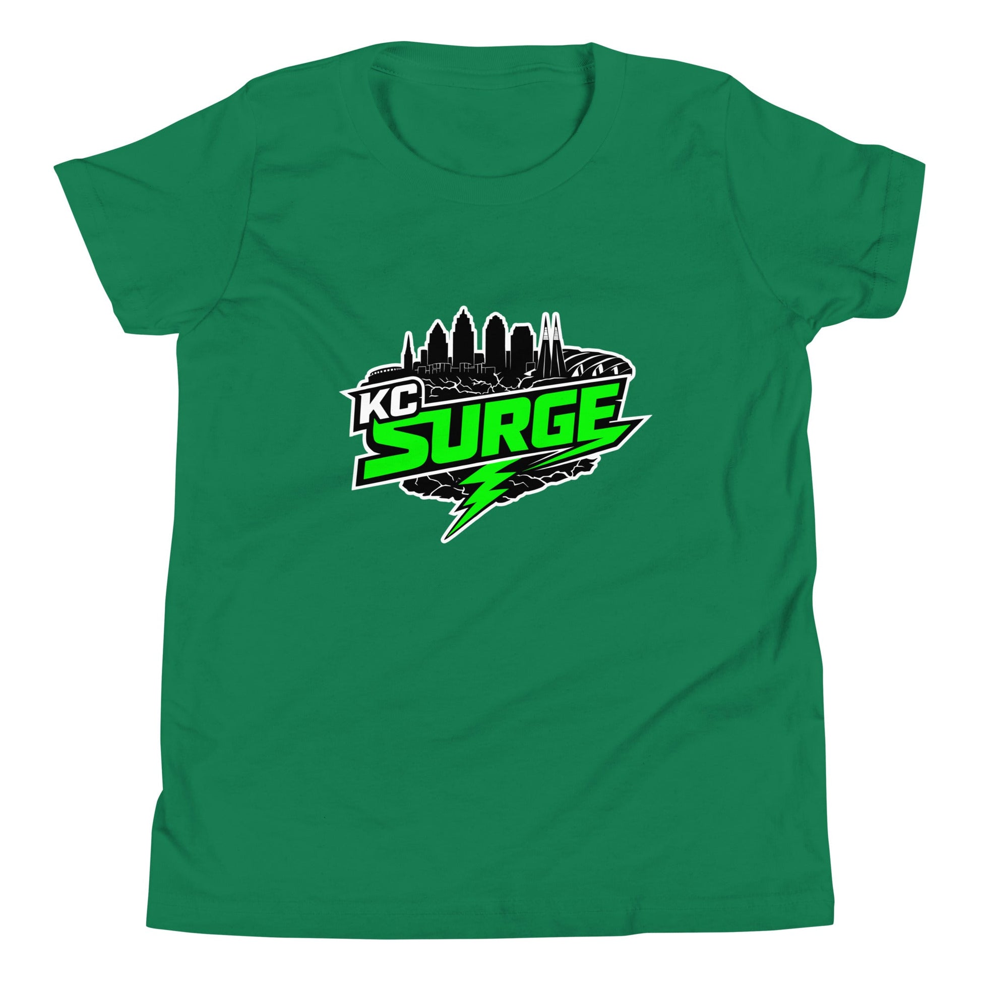 Performance | Youth T-Shirt | Kansas City Surge | Neon Skyline Logo