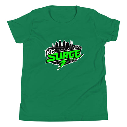 Performance | Youth T-Shirt | Kansas City Surge | Neon Skyline Logo