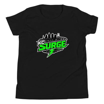 Performance | Youth T-Shirt | Kansas City Surge | Neon Skyline Logo