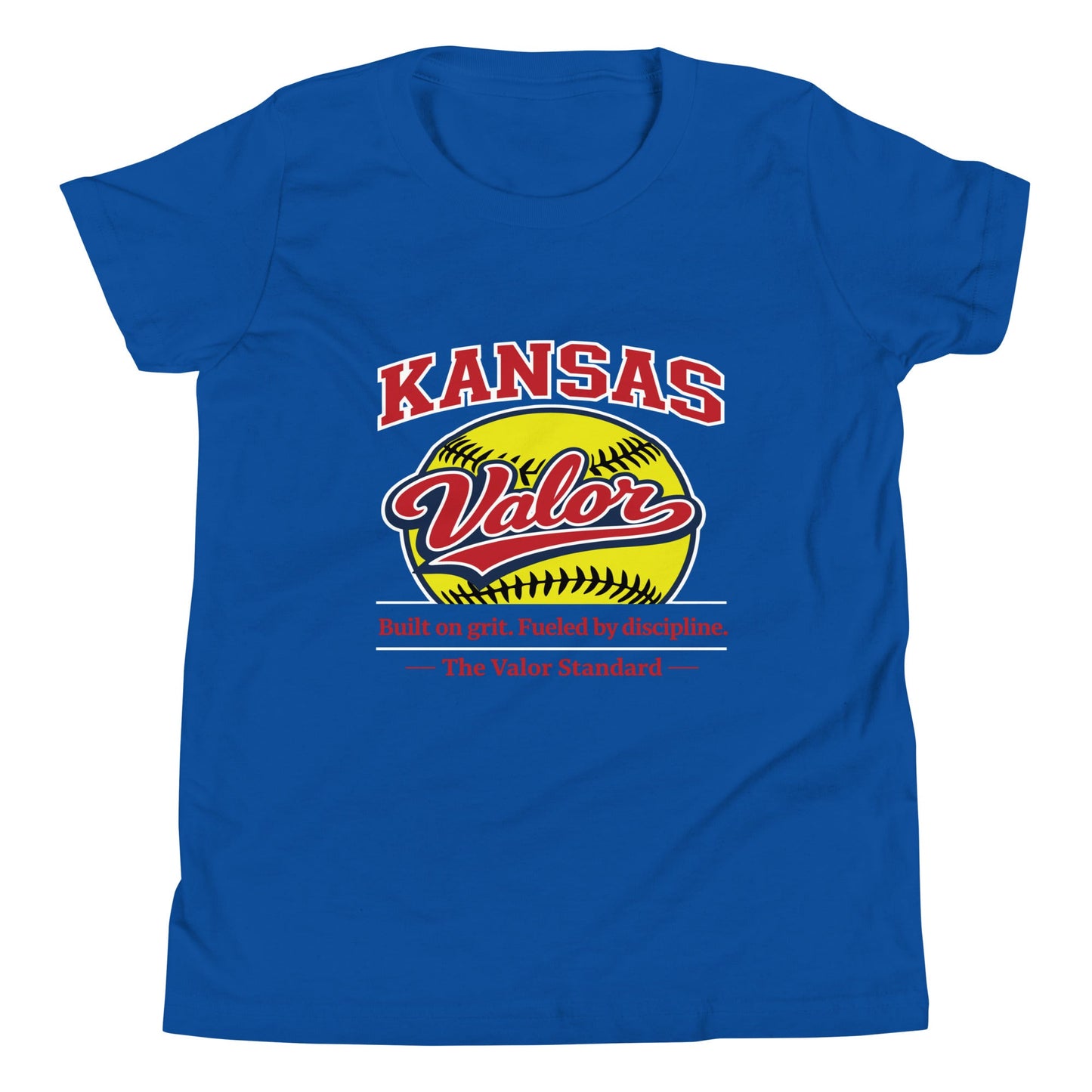 Performance | Youth T-Shirt | Kansas Valor Fan Gear | The Standard Logo