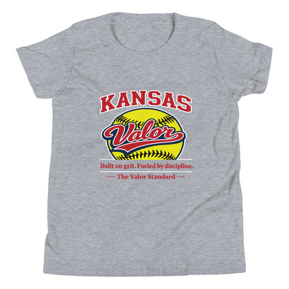 Performance | Youth T-Shirt | Kansas Valor Fan Gear | The Standard Logo