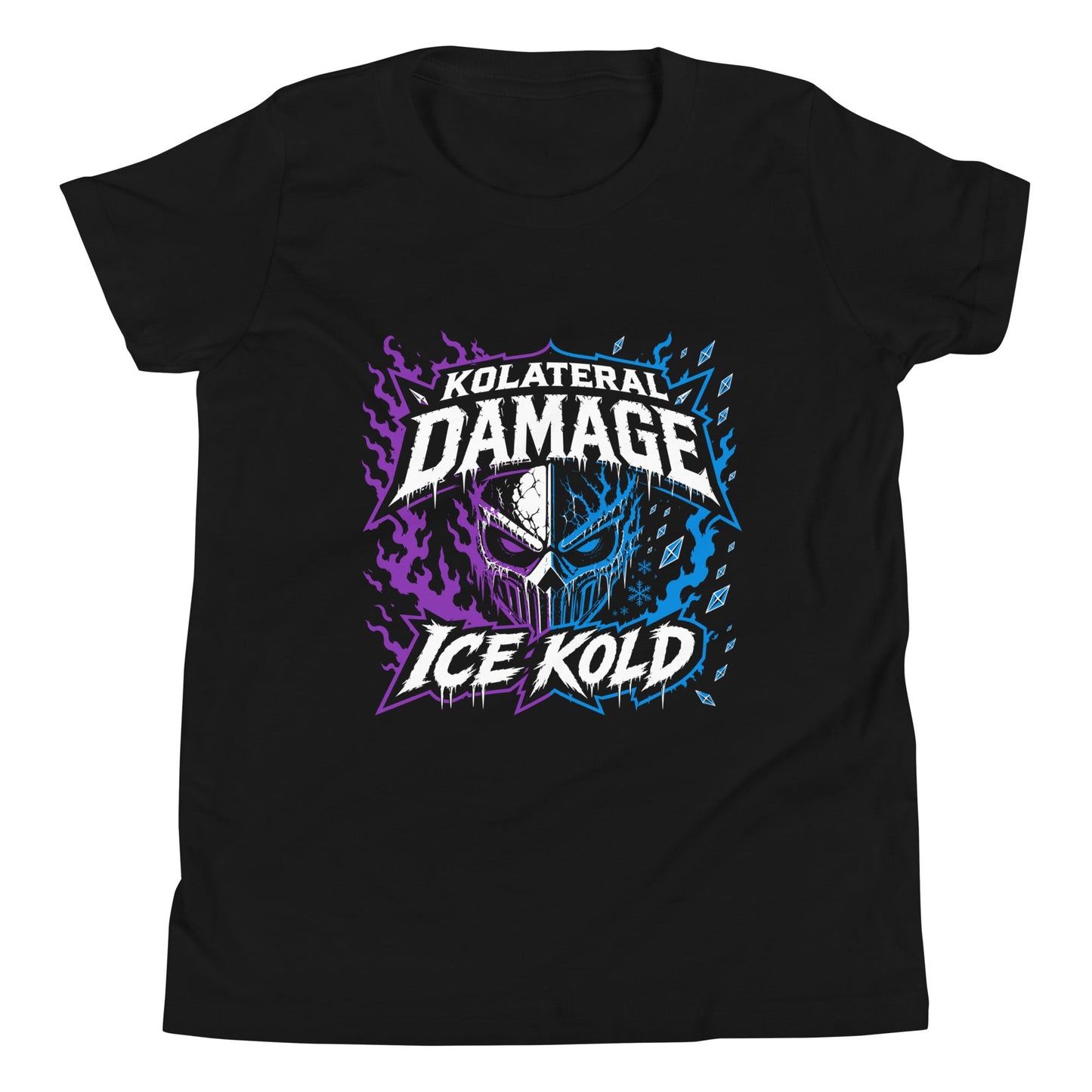 Performance | Youth T-Shirt | Kolateral Damage E-Sports | Ice Kold Crest Logo
