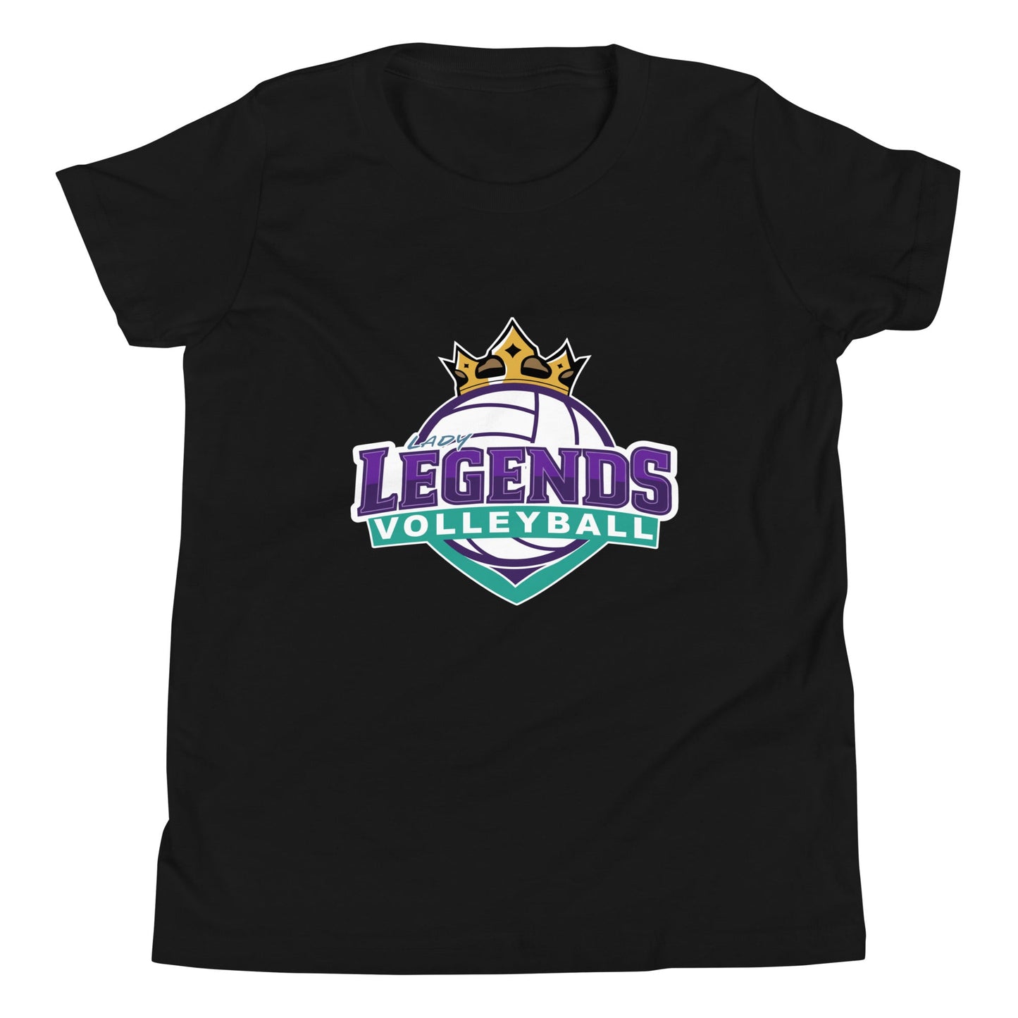 Performance | Youth T-Shirt | Lady Legends Volleyball | Crown Logo