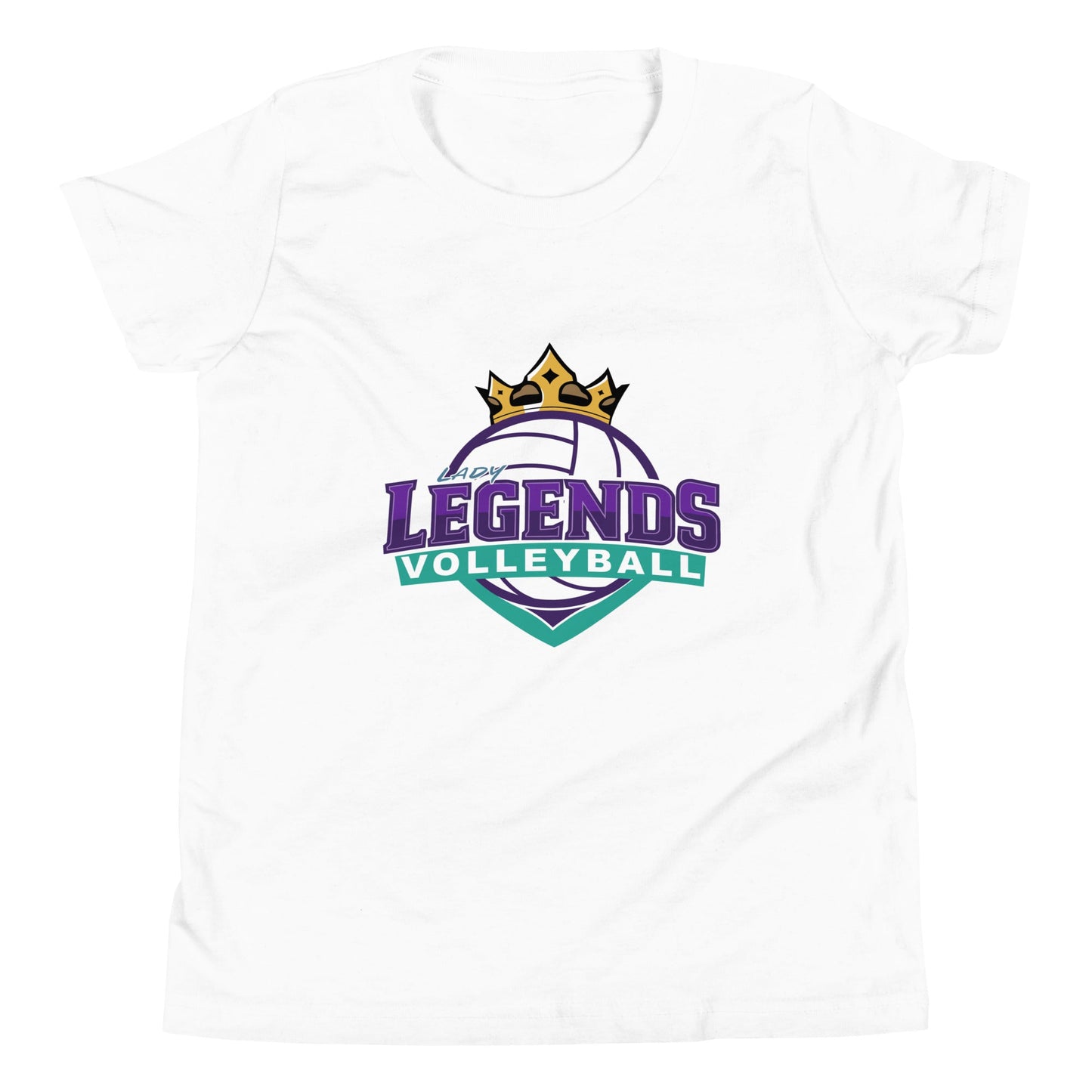 Performance | Youth T-Shirt | Lady Legends Volleyball | Crown Logo