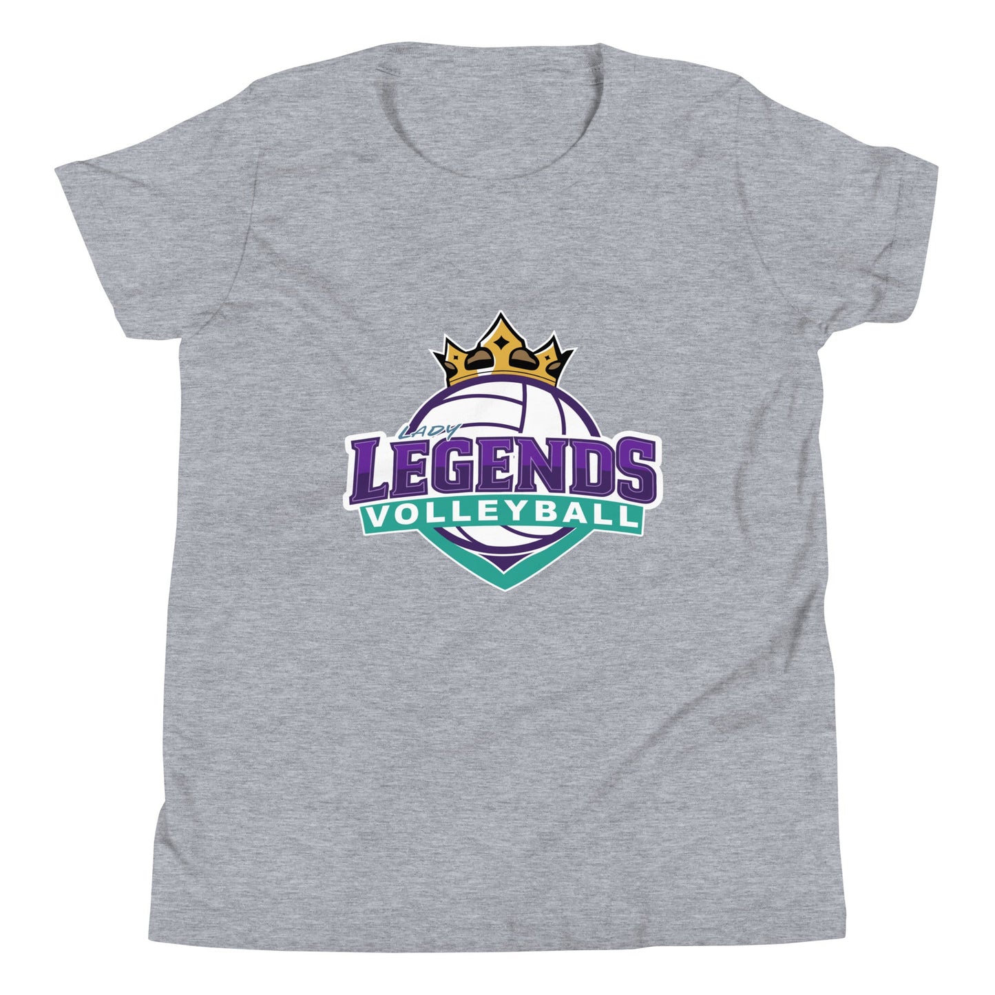 Performance | Youth T-Shirt | Lady Legends Volleyball | Crown Logo
