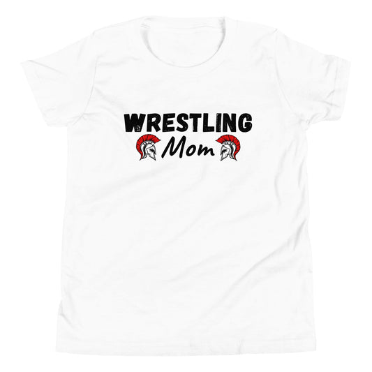 Performance | Youth T-Shirt | Lafayette Warrior Youth Wrestling | Mom Emblem Logo