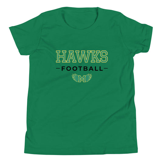 Performance | Youth T-Shirt | Lake Minneola Hawks Football | Mark Logo