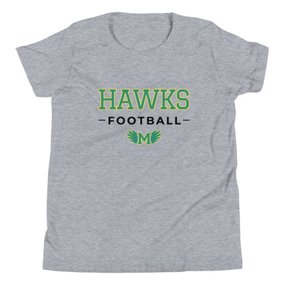 Performance | Youth T-Shirt | Lake Minneola Hawks Football | Mark Logo