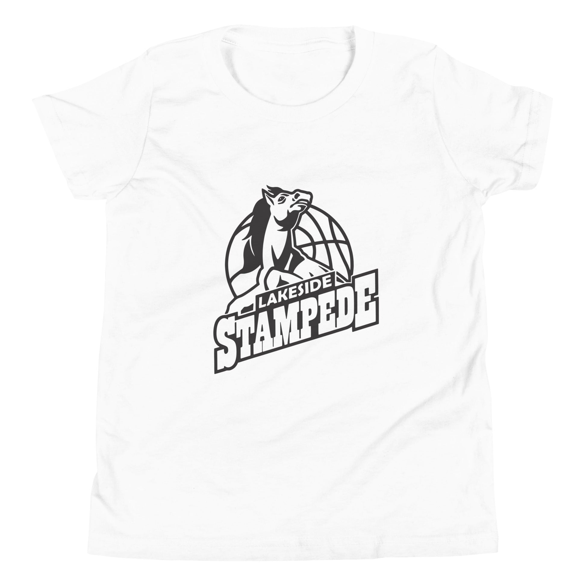 Performance | Youth T-Shirt | Lakeside Stampede | Basketball Mascot Logo