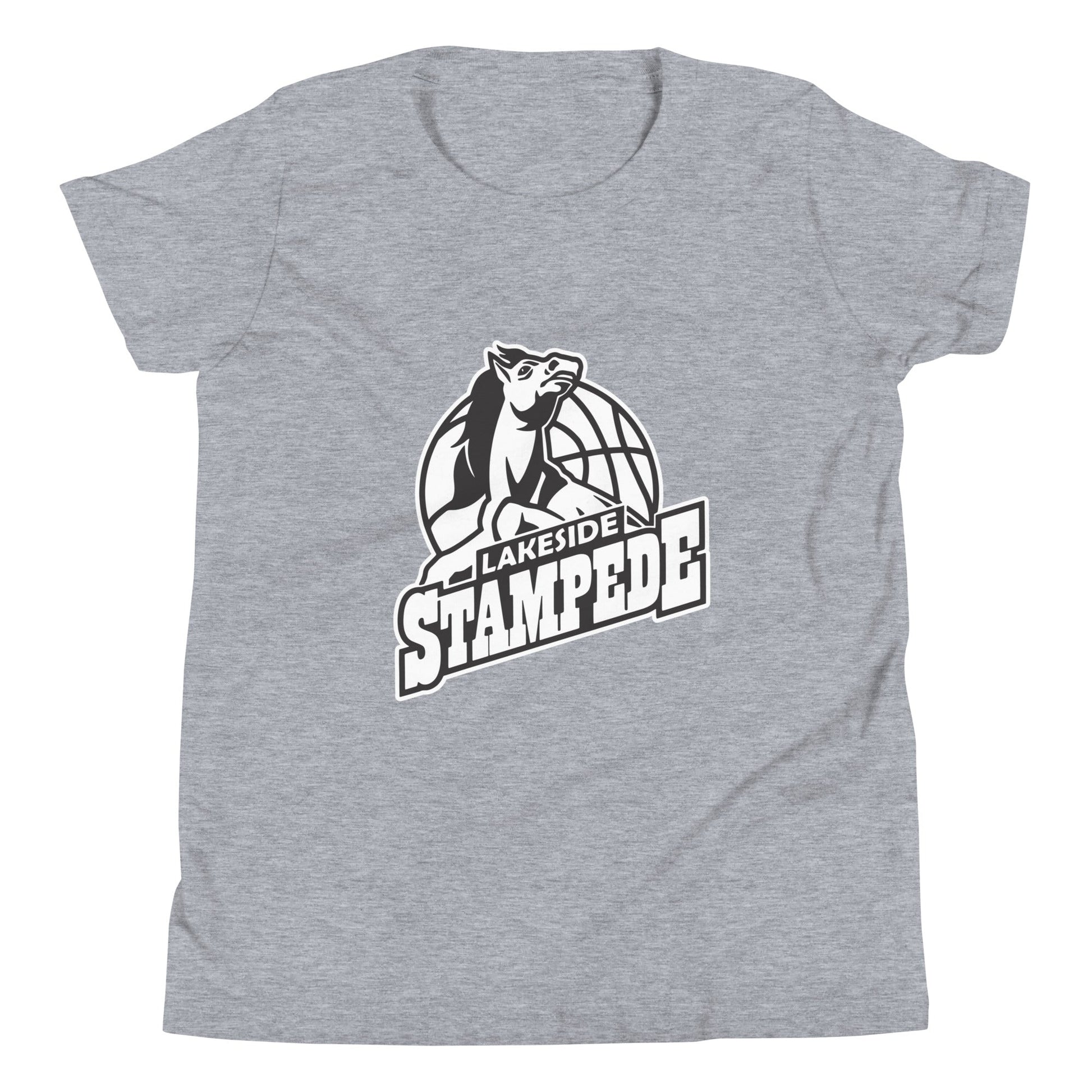 Performance | Youth T-Shirt | Lakeside Stampede | Basketball Mascot Logo