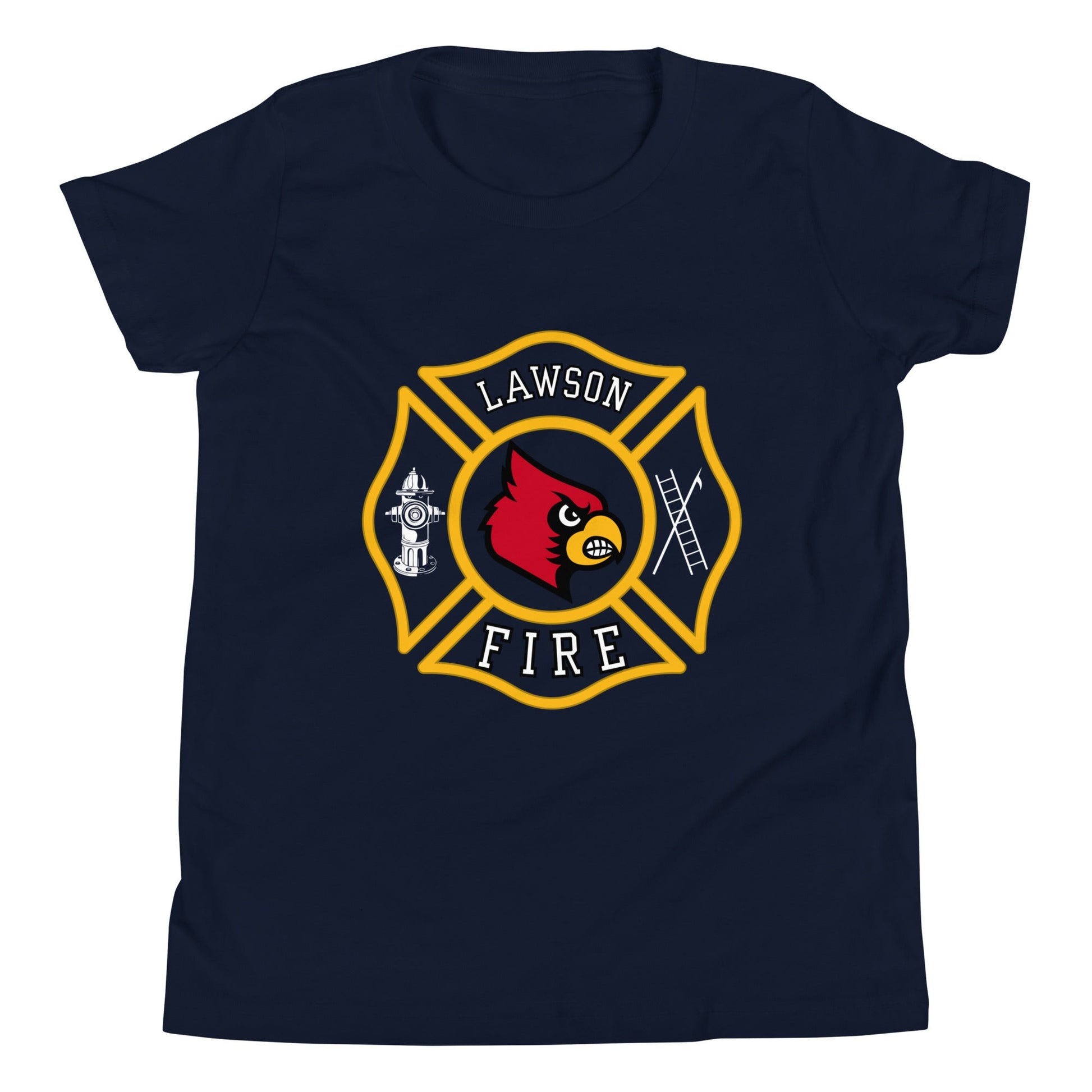 Performance | Youth T-Shirt | Lawson Fire Department | Crest Logo