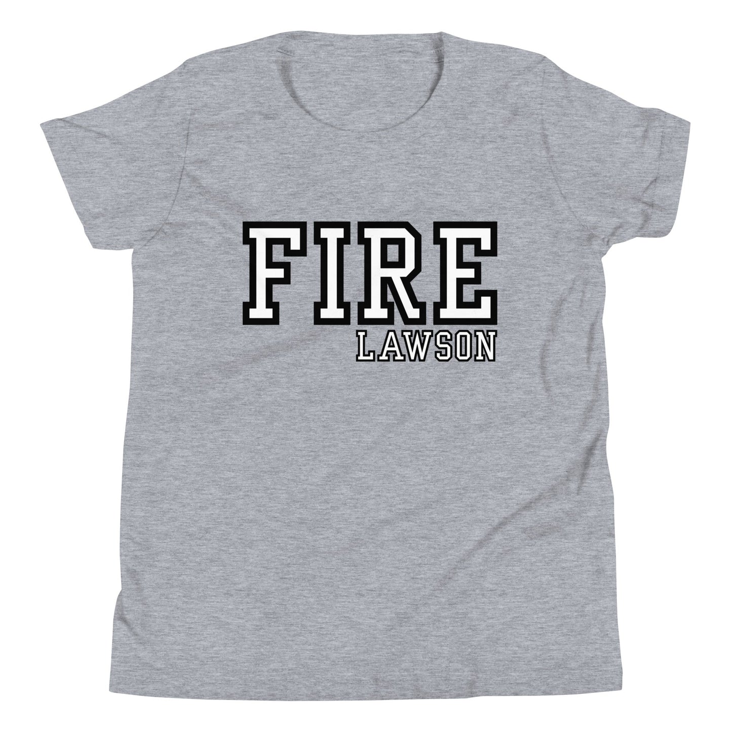 Performance | Youth T-Shirt | Lawson Fire Department | Script Logo
