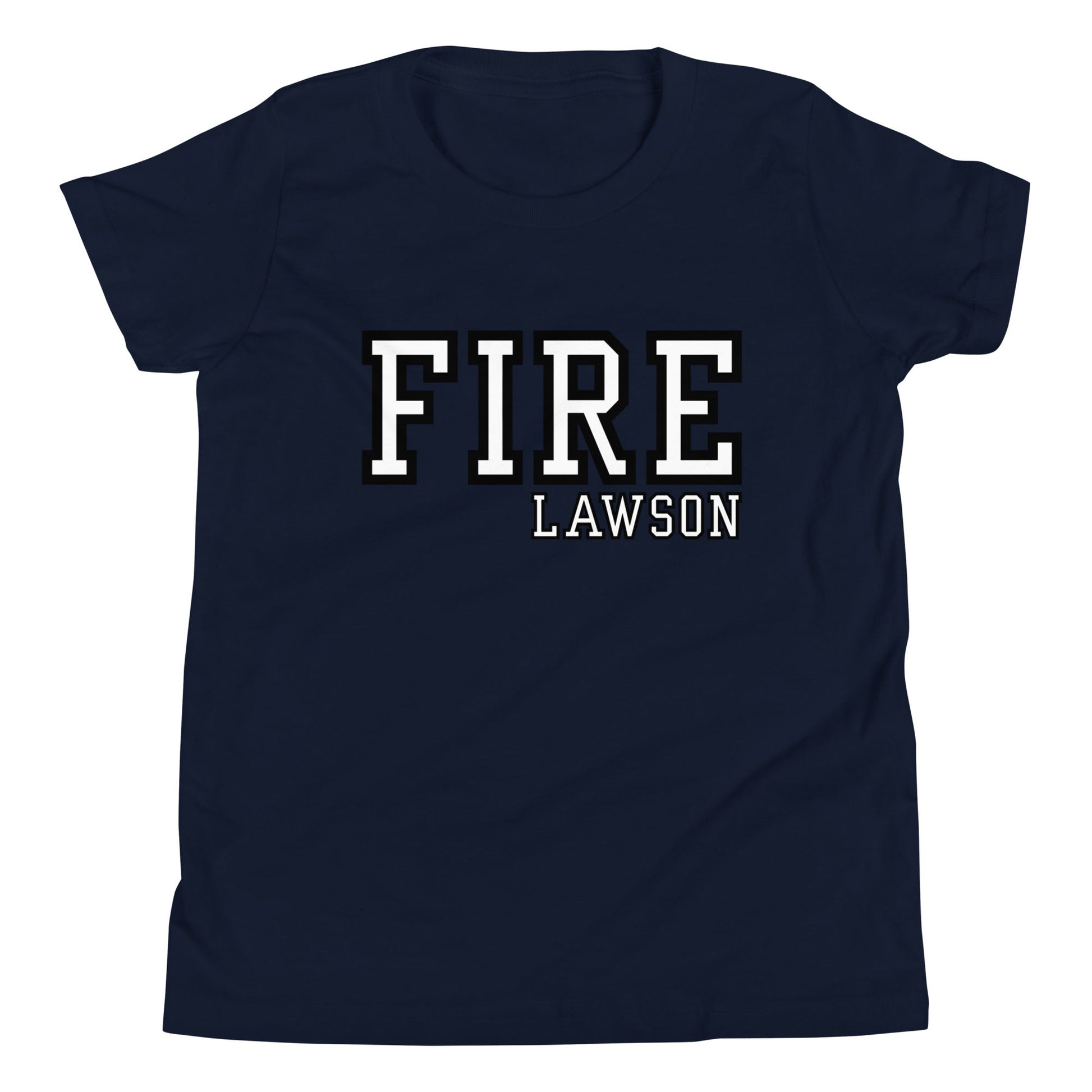 Performance | Youth T-Shirt | Lawson Fire Department | Script Logo