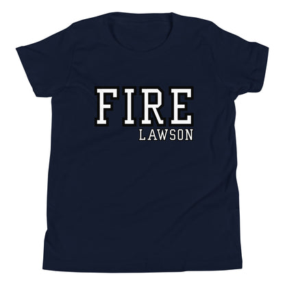 Performance | Youth T-Shirt | Lawson Fire Department | Script Logo