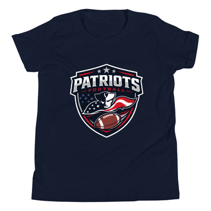 Performance | Youth T-Shirt | LFMS Athletics | Patriots Football Logo