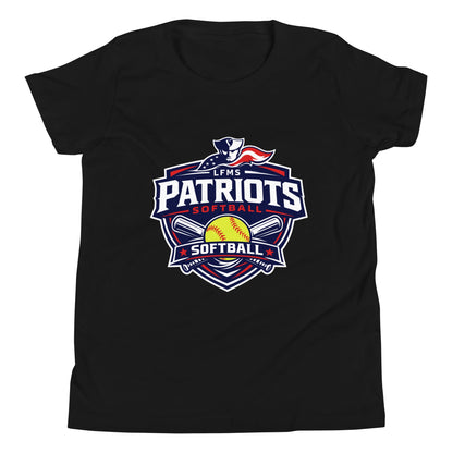 Performance | Youth T-Shirt | LFMS Athletics | Patriots Softball Logo