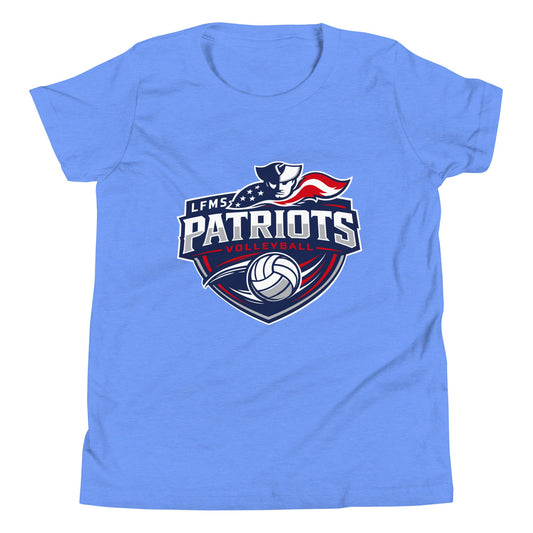 Performance | Youth T-Shirt | LFMS Athletics | Patriots Volleyball Logo