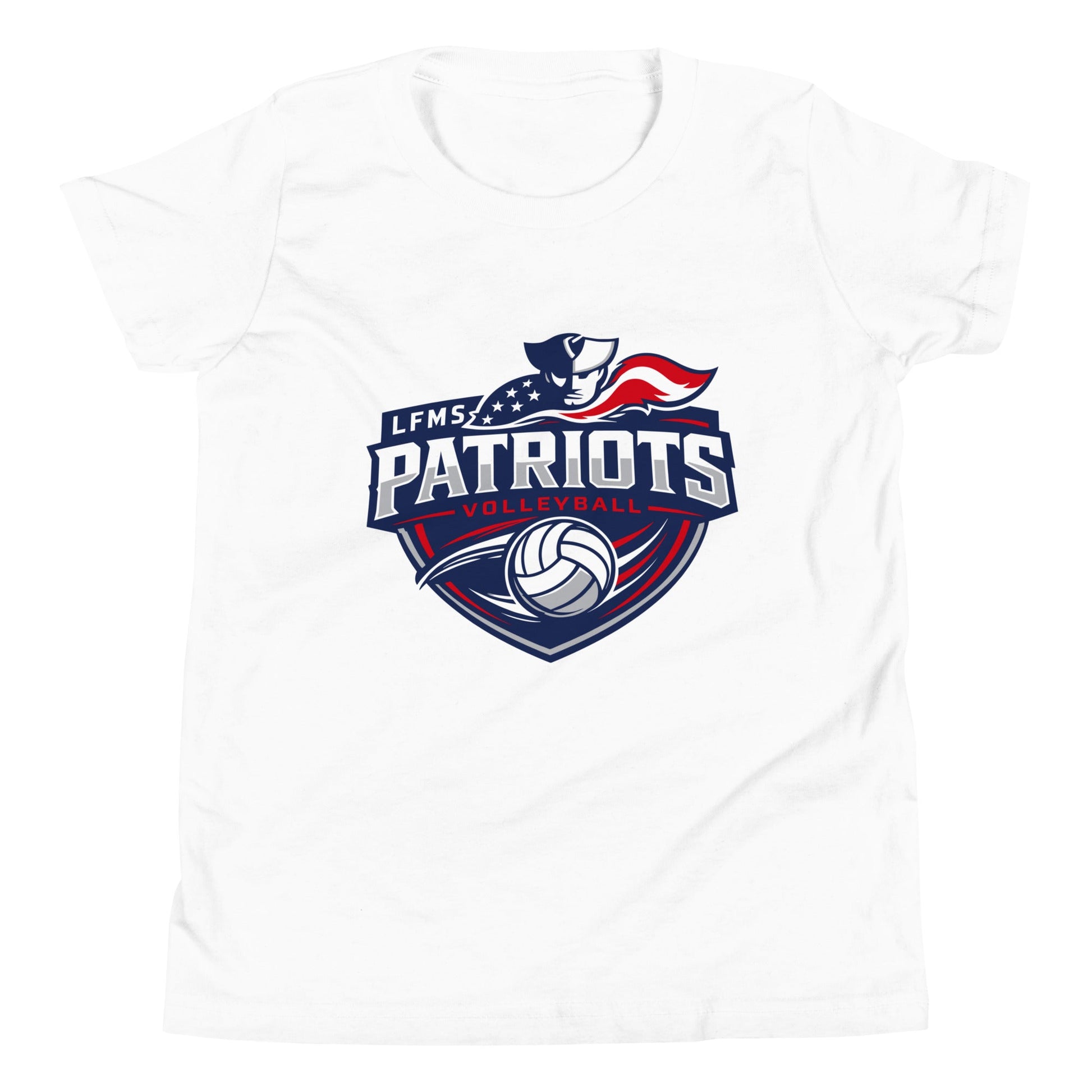 Performance | Youth T-Shirt | LFMS Athletics | Patriots Volleyball Logo