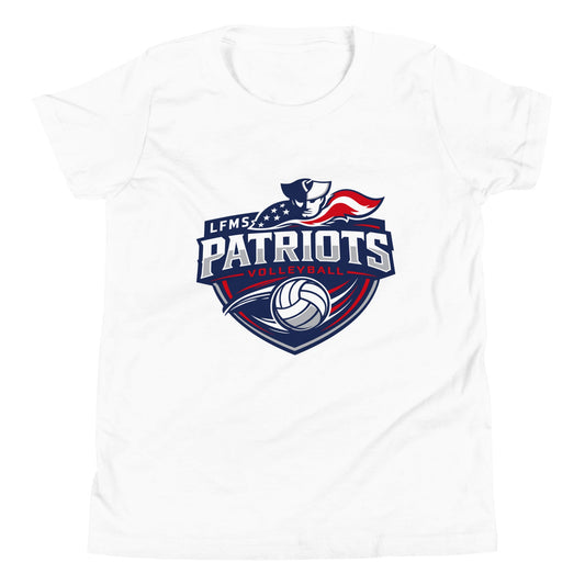Performance | Youth T-Shirt | LFMS Athletics | Patriots Volleyball Logo