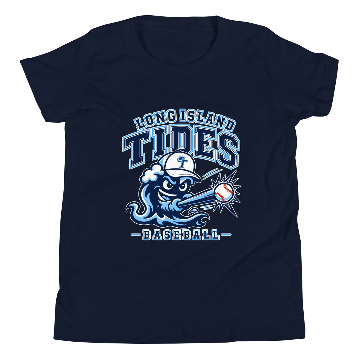 Performance | Youth T-Shirt | Long Island Tides Baseball | Valor Logo