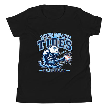 Performance | Youth T-Shirt | Long Island Tides Baseball | Valor Logo