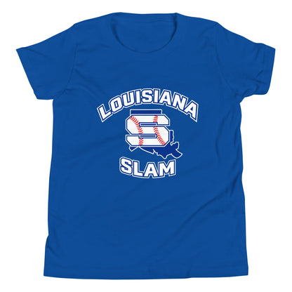 Performance | Youth T-Shirt | Louisiana Slam Baseball | Emblem Logo