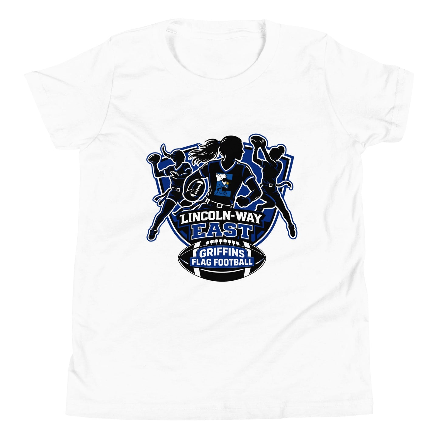 Performance | Youth T-Shirt | LWE Flag Football | Athletics Logo