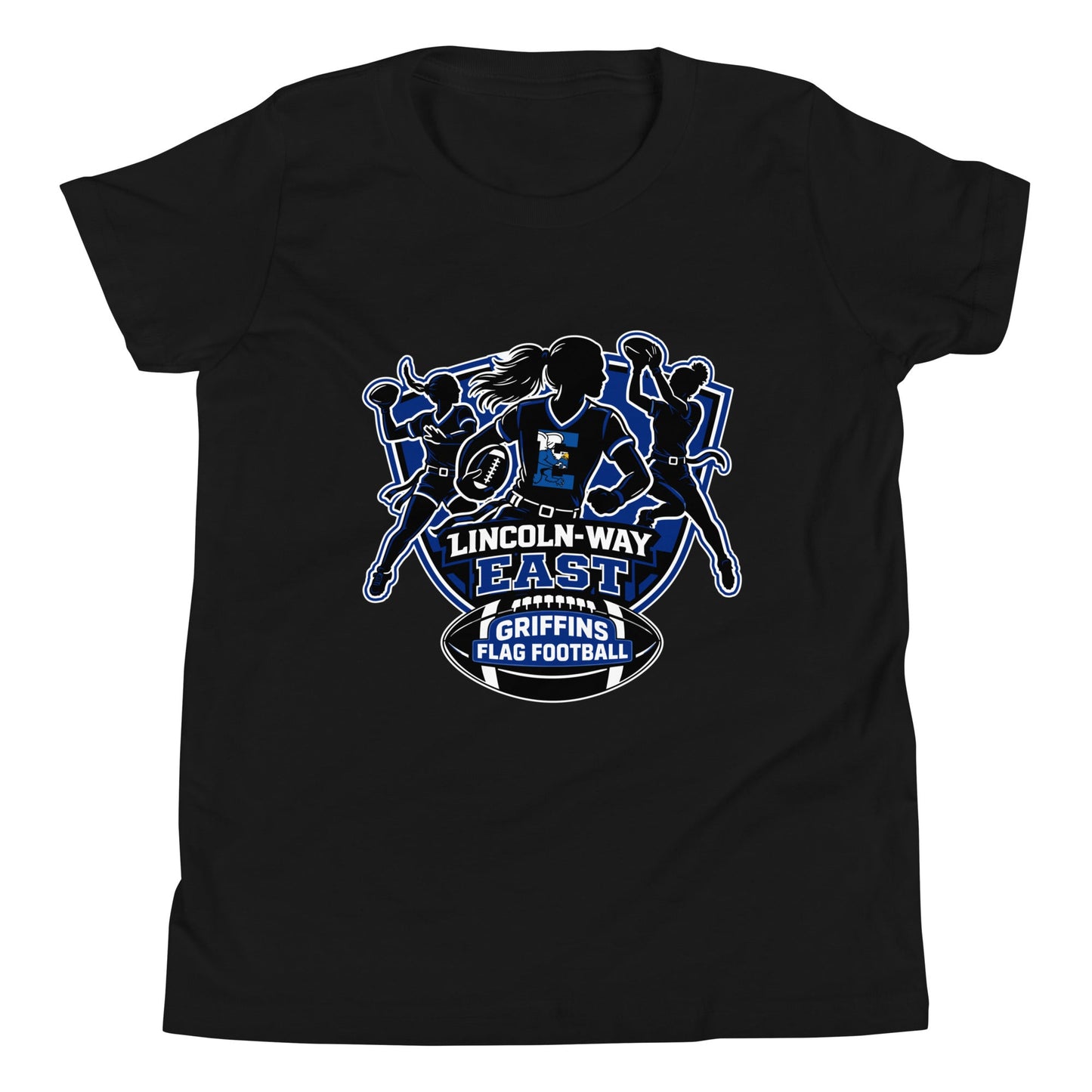 Performance | Youth T-Shirt | LWE Flag Football | Athletics Logo