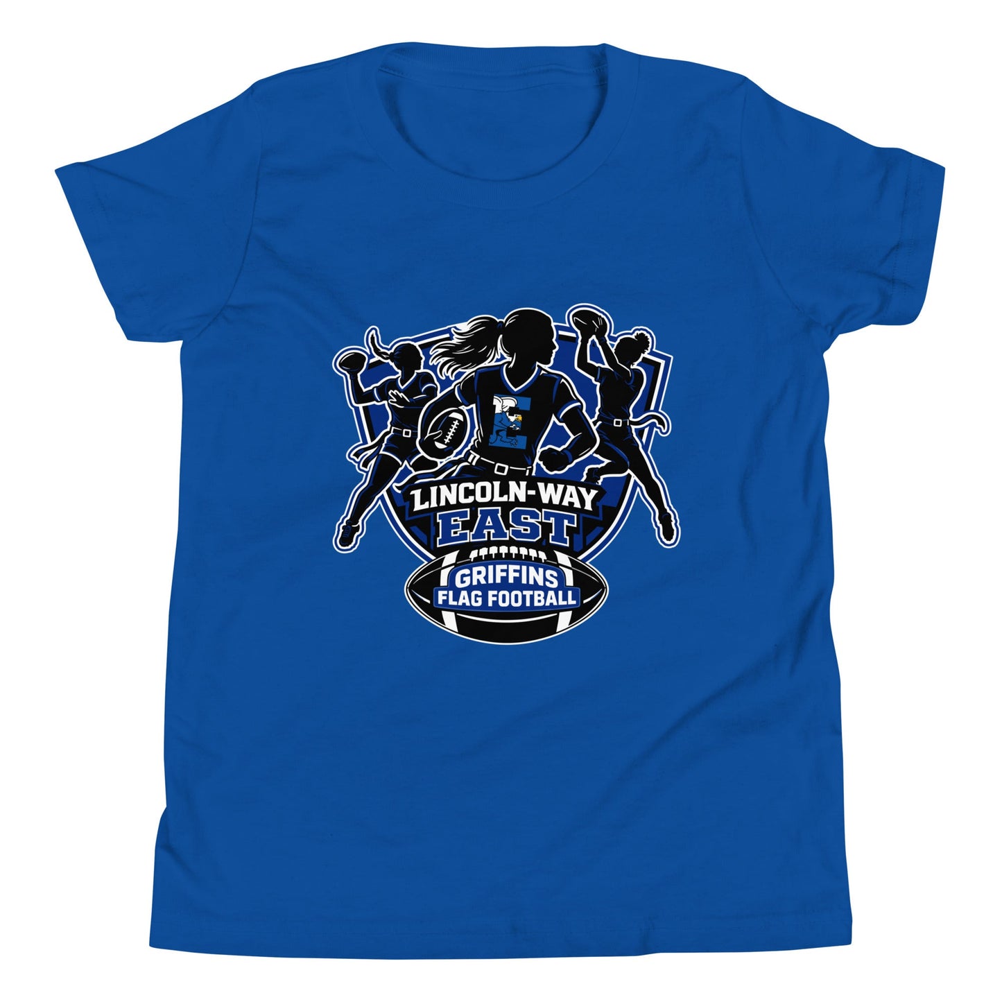 Performance | Youth T-Shirt | LWE Flag Football | Athletics Logo