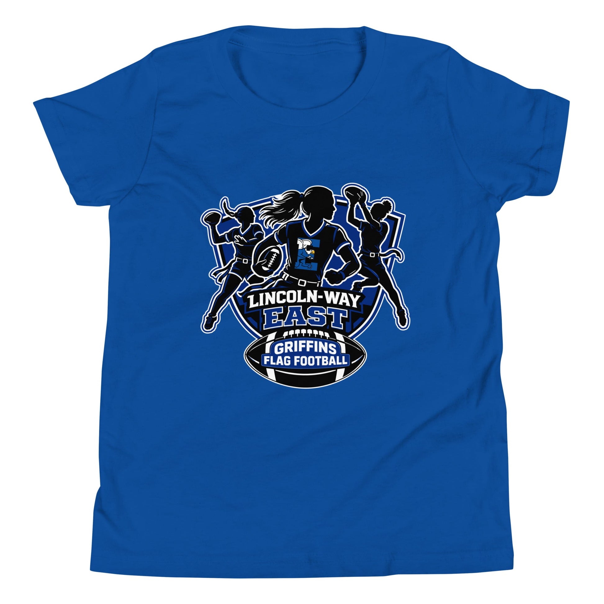 Performance | Youth T-Shirt | LWE Flag Football | Athletics Logo