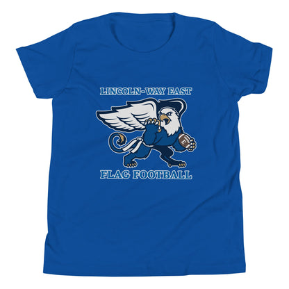 Performance | Youth T-Shirt | LWE Flag Football | Crest Logo
