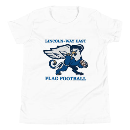 Performance | Youth T-Shirt | LWE Flag Football | Crest Logo