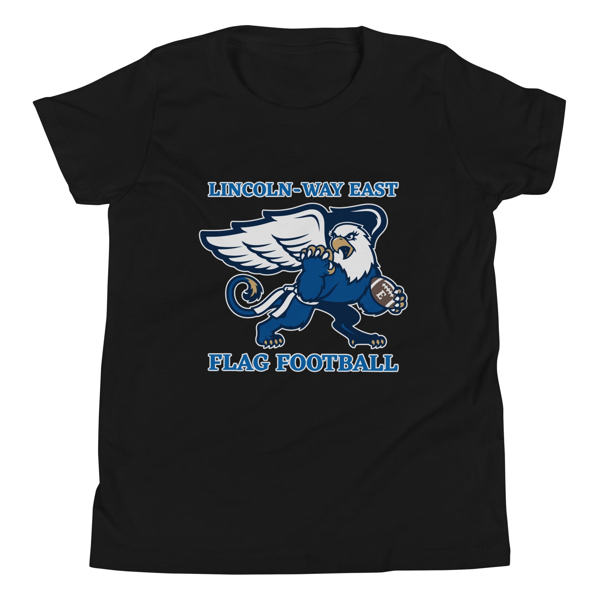 Performance | Youth T-Shirt | LWE Flag Football | Crest Logo