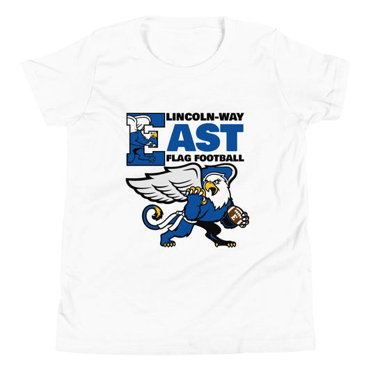 Performance | Youth T-Shirt | LWE Flag Football | Vanguard Logo