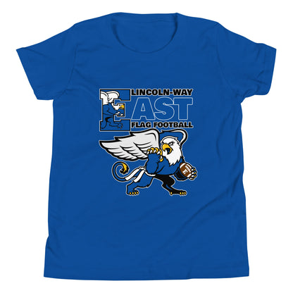 Performance | Youth T-Shirt | LWE Flag Football | Vanguard Logo
