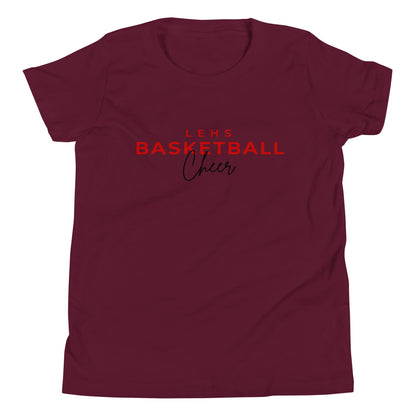 Performance | Youth T-Shirt | Lynn English Cheerleading | Bulldogs Basketball Logo