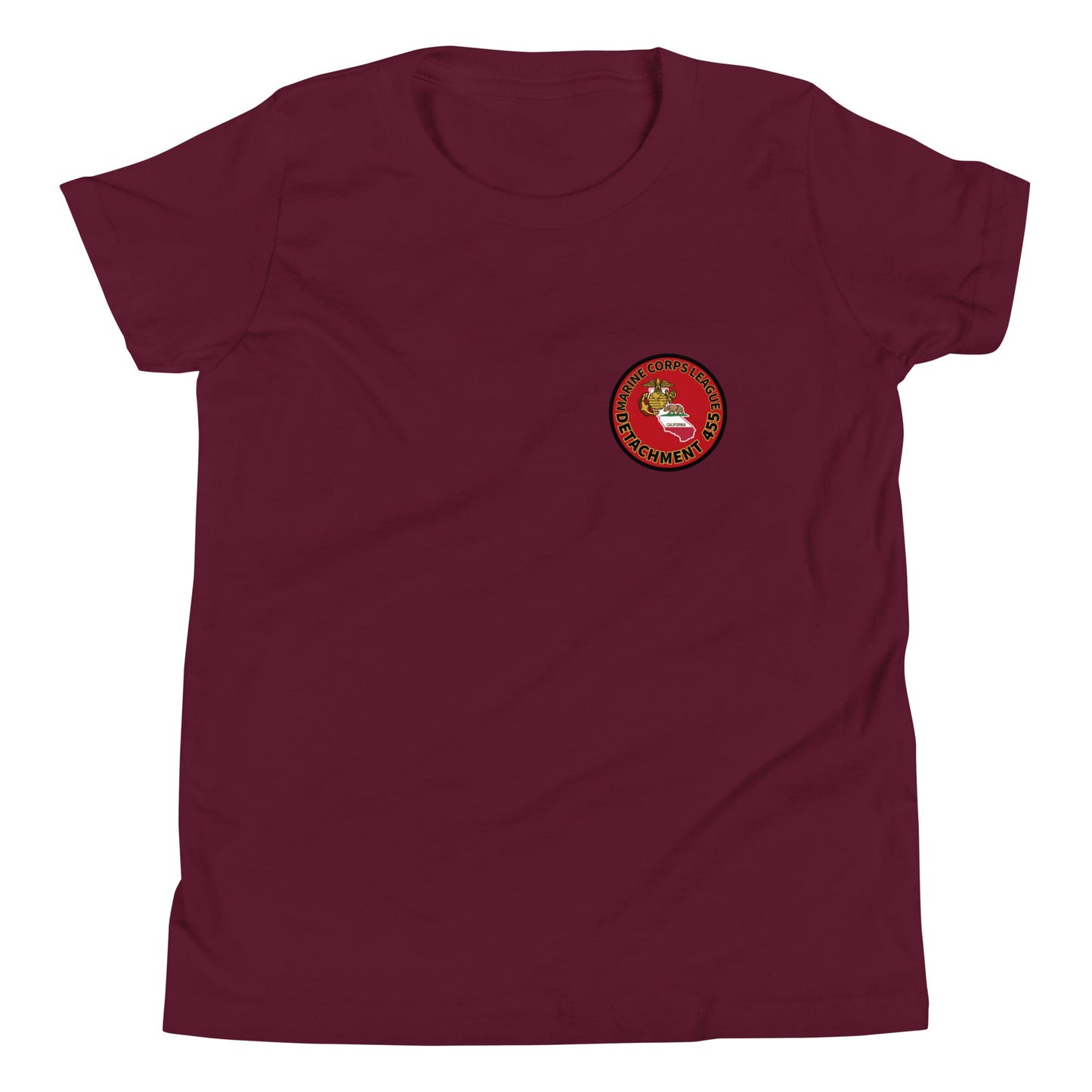 Performance | Youth T-Shirt | Marine Corps League kings County Det 455 | Badge Logo