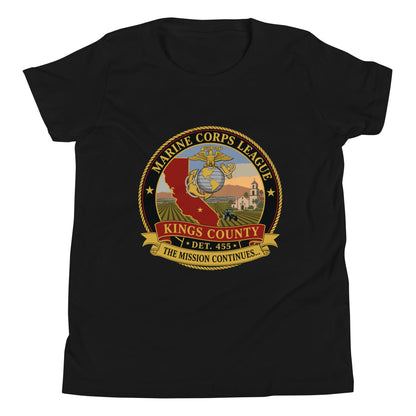 Performance | Youth T-Shirt | Marine Corps League kings County Det 455 | Shield Logo