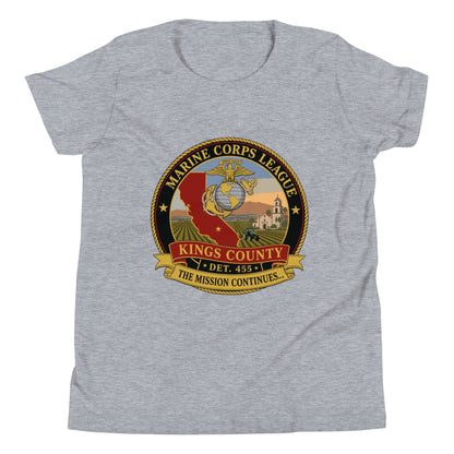 Performance | Youth T-Shirt | Marine Corps League kings County Det 455 | Shield Logo