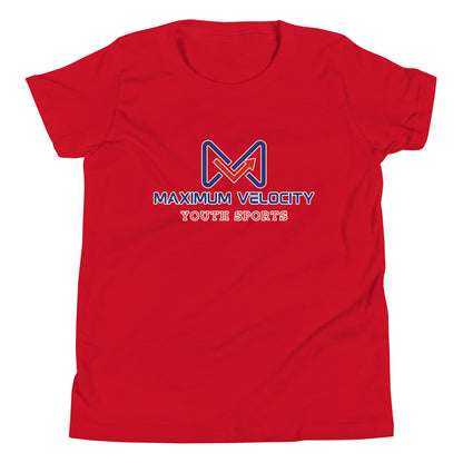 Performance | Youth T-Shirt | Maximum Velocity Youth Sports | Emblem Logo